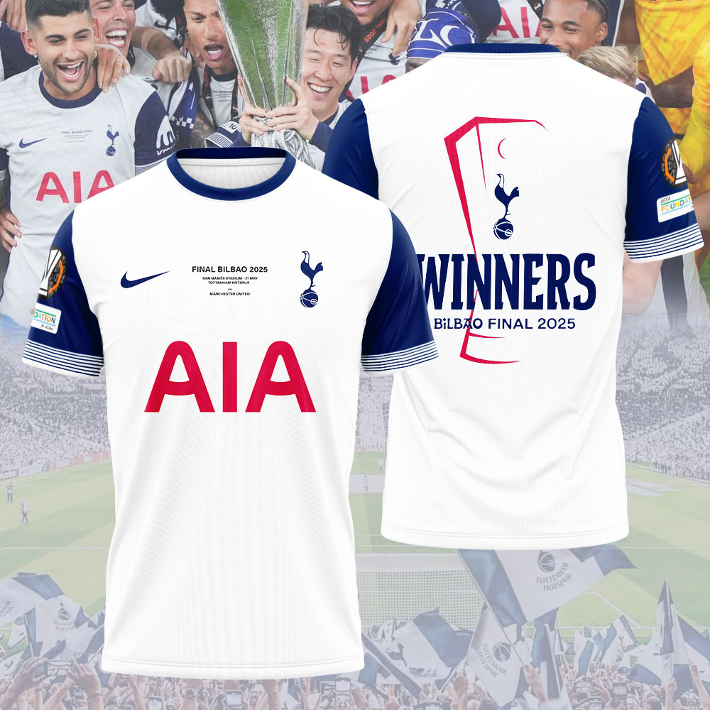 Tottenham Hotspur Champions 2025 T-Shirt TM NTA V9