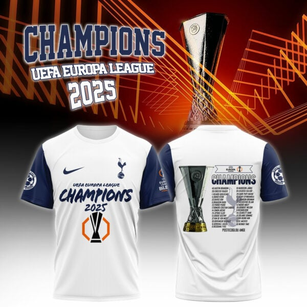 Tottenham Hotspur Champions 2025 T-Shirt TM NTA V6